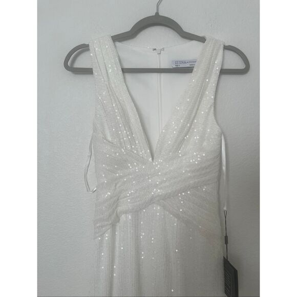 Mac Duggal 26598 Wrap Waist Sequin Dress NEW NWT - Picture 5 of 9